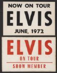 "ELVIS ON TOUR" Show Member Passes (2)