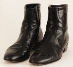 Elvis Presley 1968 Comeback Special Stage Worn Black Leather Boots