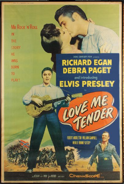 Elvis Presley "Love Me Tender" Original Poster