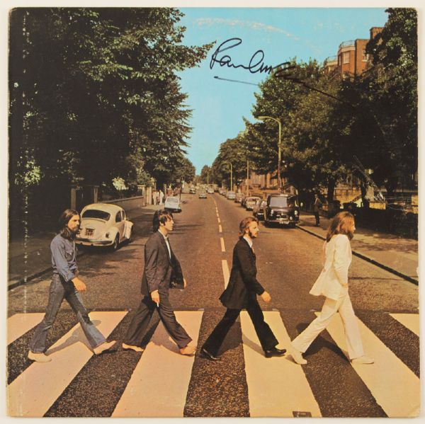 Paul McCartney Signed "Abbey Road" Album 