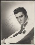 Elvis Presley Signed & Inscribed Original 11 x 14 Photograph to Irving Berlin