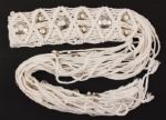 Elvis Presley Stage Worn White Macramé Belt