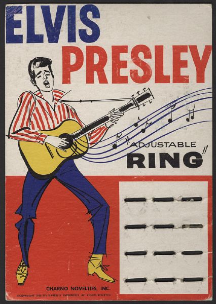 Elvis Presley 1956 "Adjustable Ring" Display