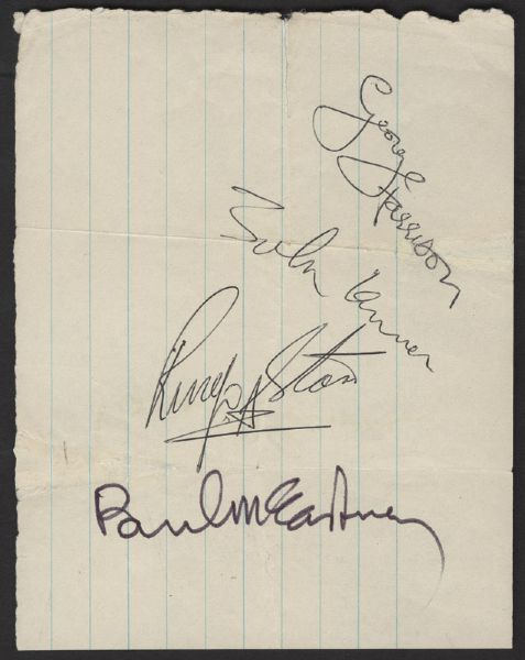 Beatles Signatures Circa 1967