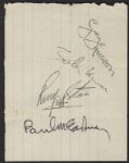Beatles Signatures Circa 1967