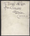 George Harrison Signed & Inscribed Photograph