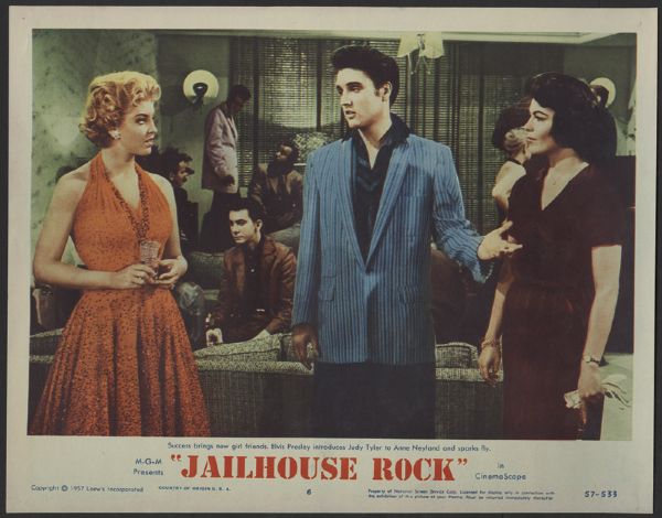 Elvis Presley  "Jailhouse Rock" Original Lobby Card