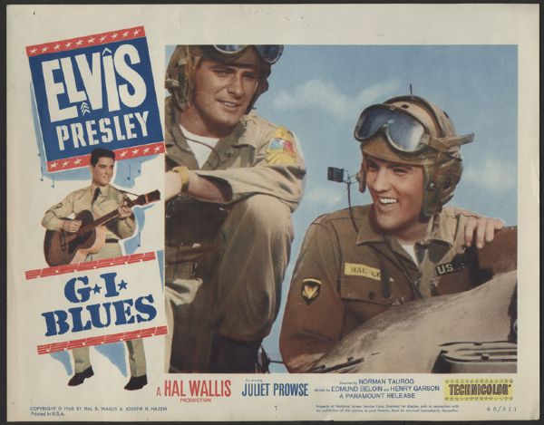 Elvis Presley  "G.I. Blues" Original Lobby Card