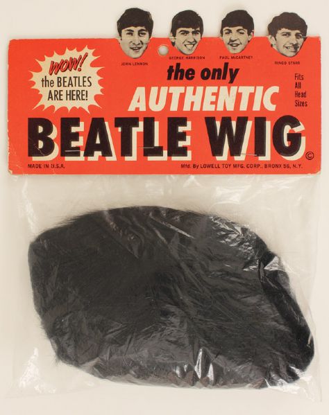 "The Only Authentic Beatle Wig" Circa 1964