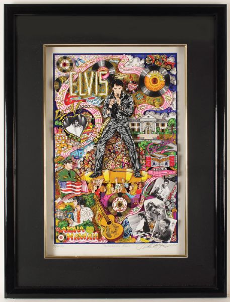 "Remembering Elvis" Limited Edition Artwork Signed by Artist