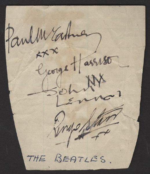 Beatles Circa 1963 Signatures