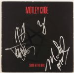 Motley Crue signed Shout At The Devil Album