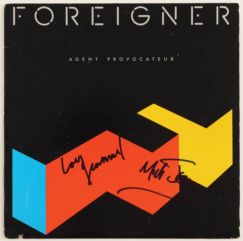 Lot Detail - Foreigner Signed 