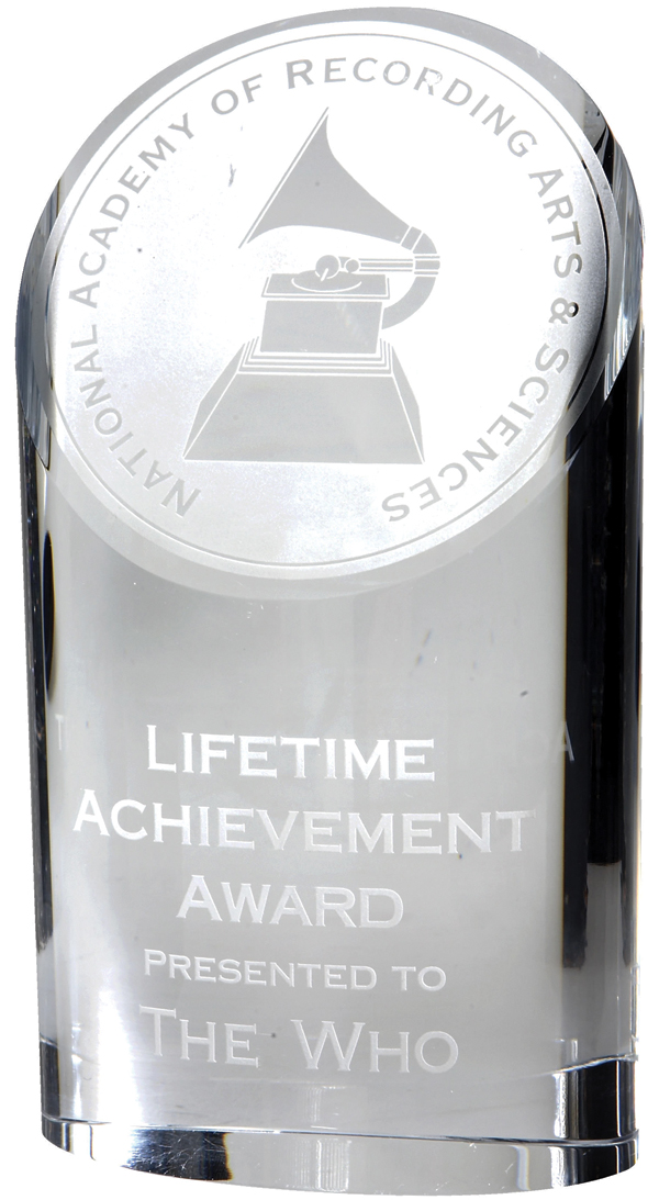 Lot Detail - The Who Lifetime Achievement Grammy Award