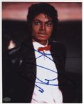Michael Jackson Signed "Billie Jean" Photograph