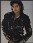Michael Jackson Signed Program Picture