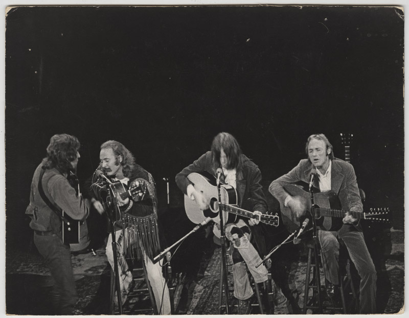 Lot Detail - Crosby, Stills, Nash and Young Fillmore East 1970 Original ...