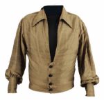 Elvis Presley Record Cover Worn Custom Made Silk Long-Sleeved Shirt and Black Silk T-Shirt