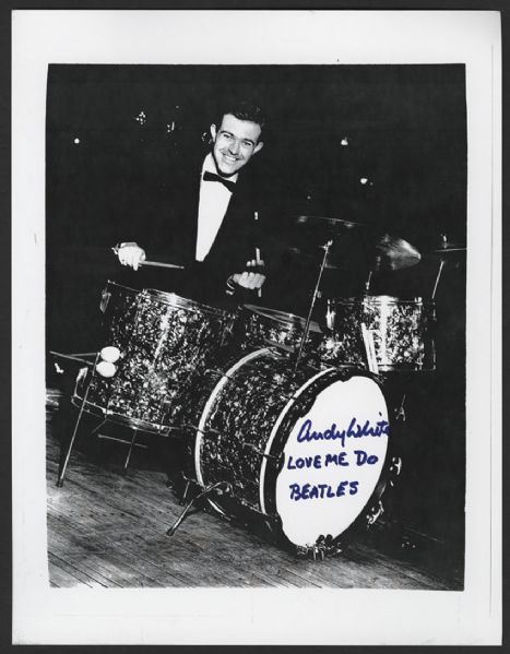 Beatles Andy White Signed Photograph