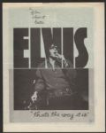 Elvis Presley "Thats The Way It Is" Original Promotion