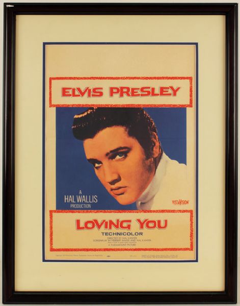 Elvis Presley "Loving You" Poster