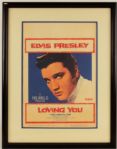 Elvis Presley "Loving You" Poster