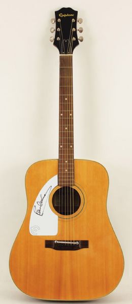 Paul McCartney Signed Acoustic Guitar