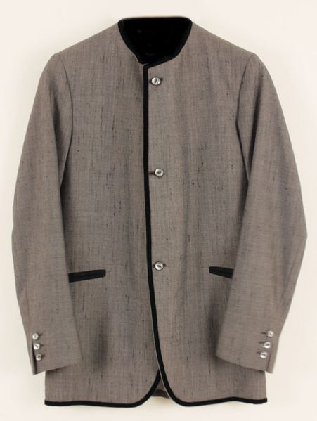 John Lennon 1963 Iconic Worn D.A. Millings Collarless Jacket From Madame Tussauds