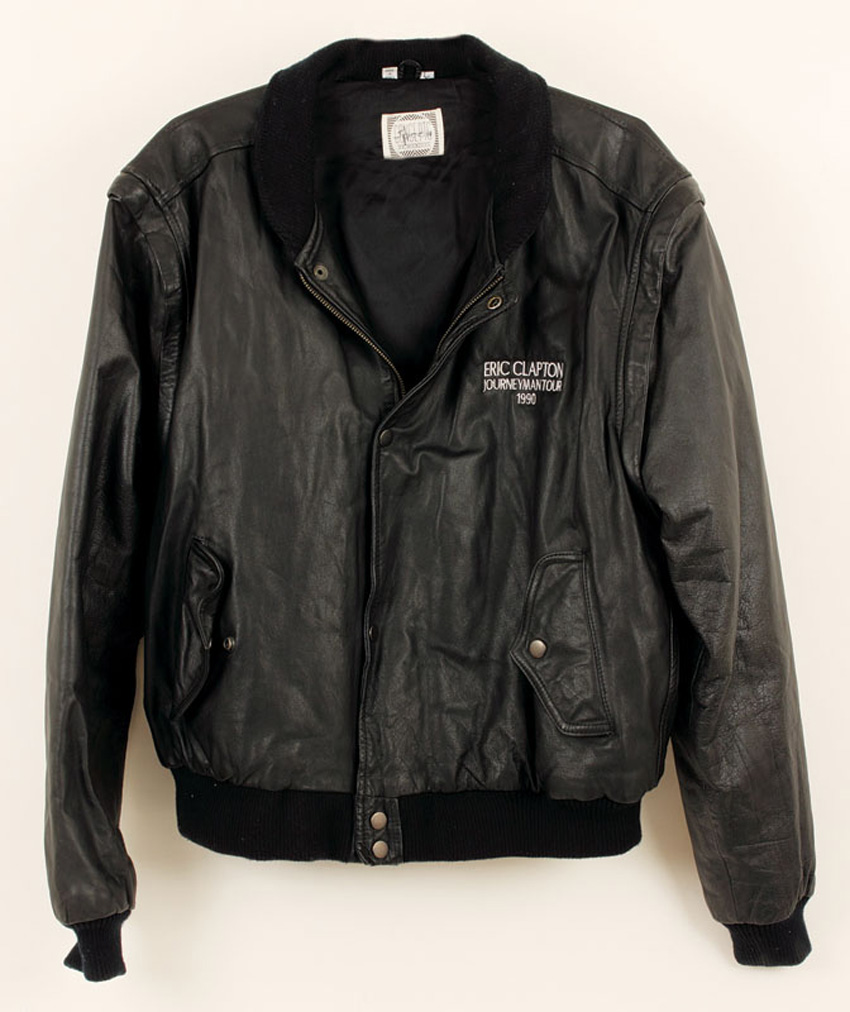 Lot Detail - Eric Clapton 1990 Journeyman Tour Leather Jacket