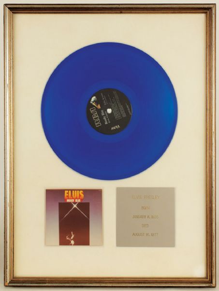 Elvis Presley 1977 Moody Blue Industry Award