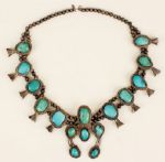 Elvis Presley Owned & Worn Silver and Turquoise Necklace