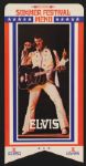 Elvis Presley Twice Signed 1972 Las Vegas Hilton Summer Festival Menu
