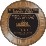 Jimi Hendrix Rock and Roll Hall of Fame Inductee Permanent Plaque