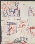 Joni Mitchell Original Graham Nash "Our House" Sketch