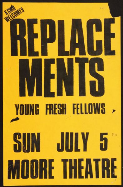 Replacements Original Concert Poster