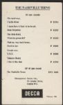 The Nashville Teens Signed Decca Promo Picture Card