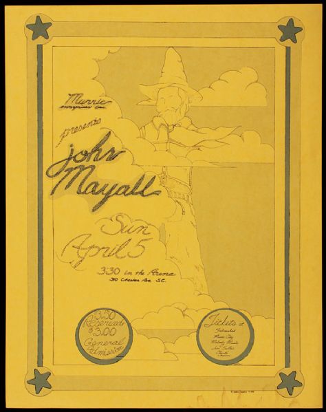 John Mayall Original Concert Poster