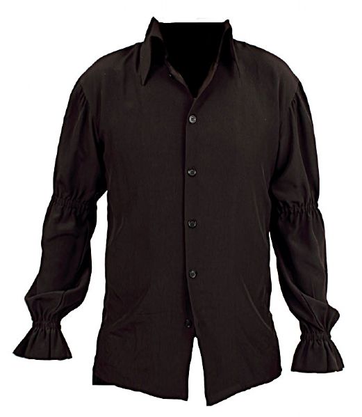 Elvis Presley Owned & Worn Black IC Costume Shirt