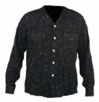 Elvis Presley 1950s Owned & Worn Custom Made Black Shirt
