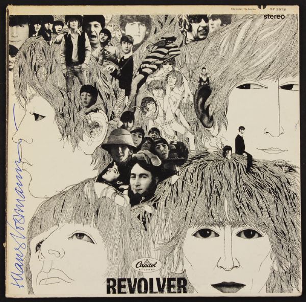 Klaus Voormann Signed Beatles  "Revolver" Album