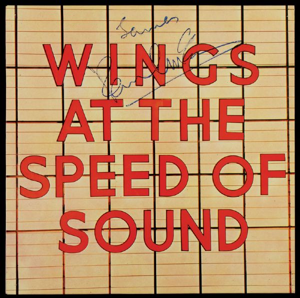 Paul McCartney Fully Signed "Wings At The Speed of Sound" Album