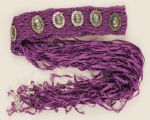 Elvis Presley Owned & Worn  Purple Macramé Concho Belt