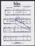 Paul McCartney Signed "Yesterday" Sheet Music