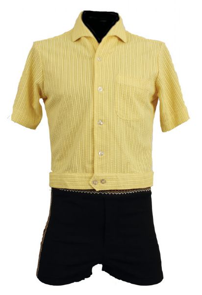 Elvis Presley  "Fun In Acapulco" Bathing Suit and Yellow Short Sleeved Shirt