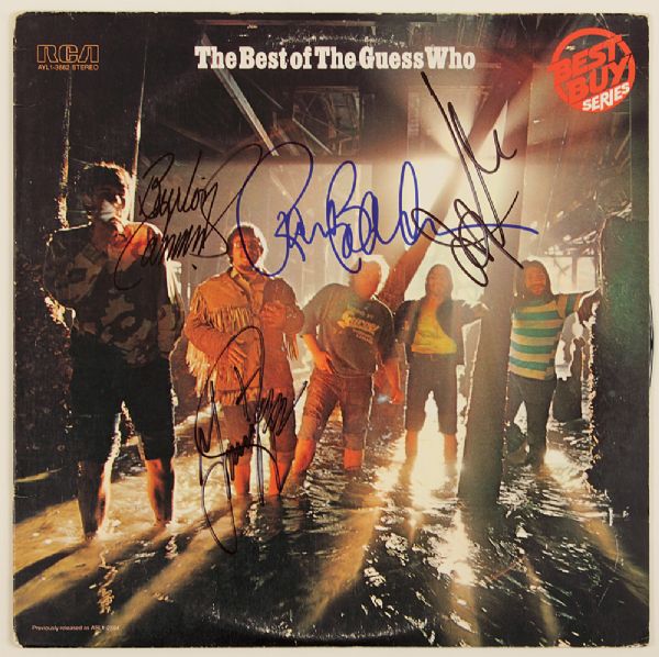 The Guess Who Signed "Best Of" Album