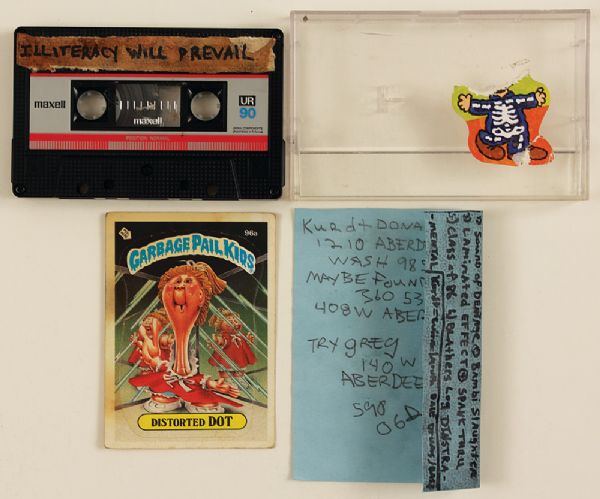 Kurt Cobain Original Fecal Matter Demo Tape