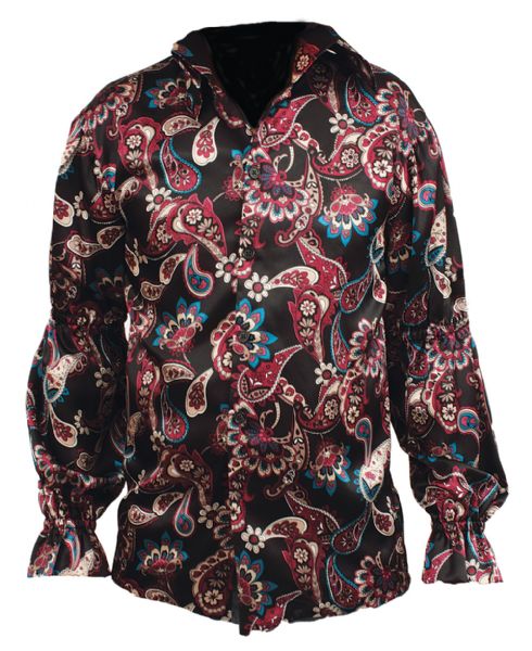 Elvis Presley Owned and Worn Long-Sleeved Paisley Shirt
