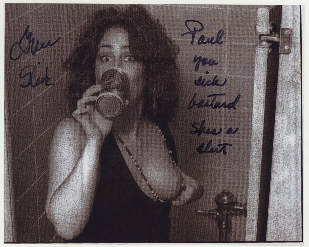 Grace Slick Signed Photograph.