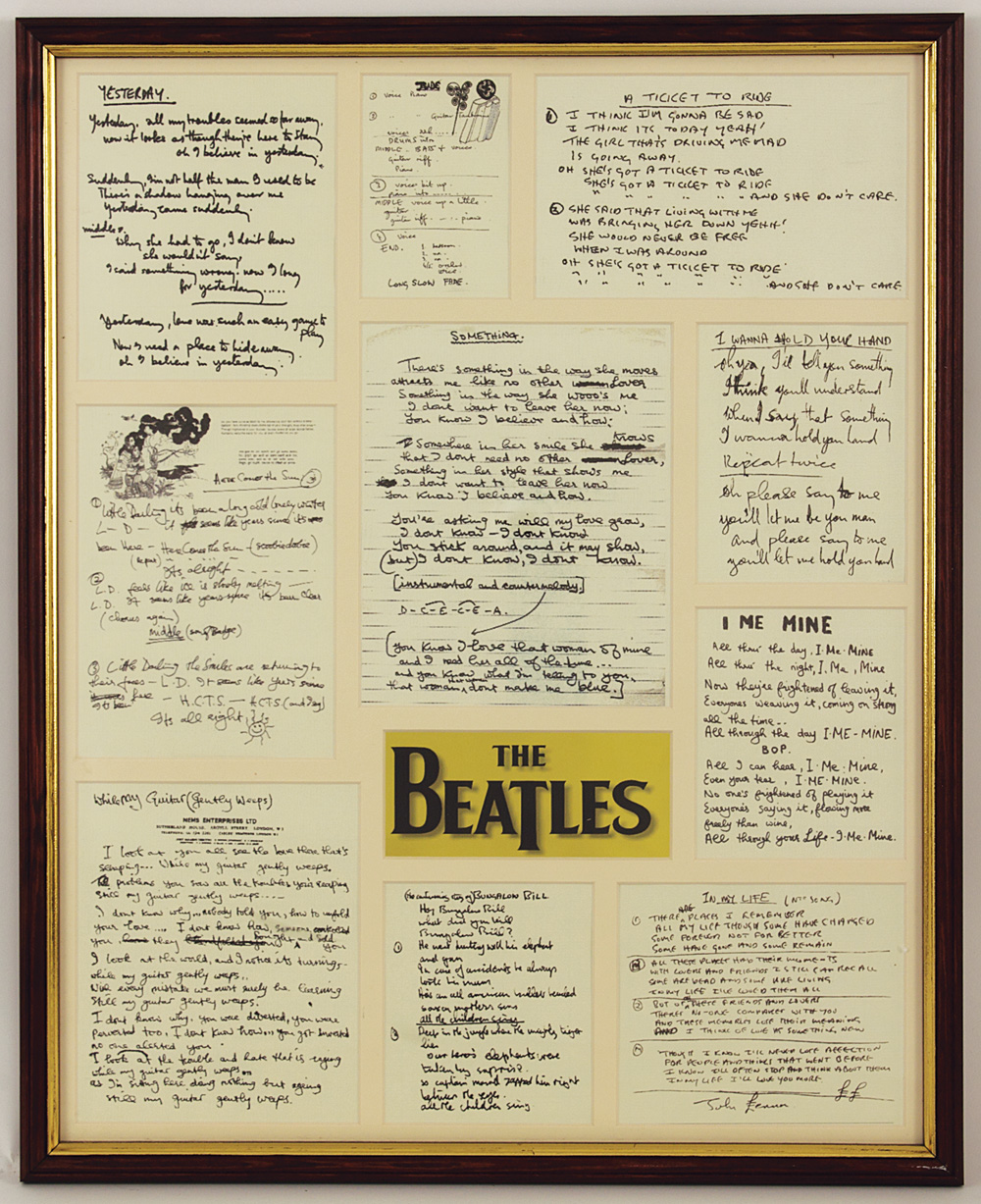 In The Life OfThe Beatles: Woman Lyrics