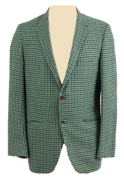 Lot Detail - Elvis Presley 1950's Owned and Worn Blue and Green Plaid ...